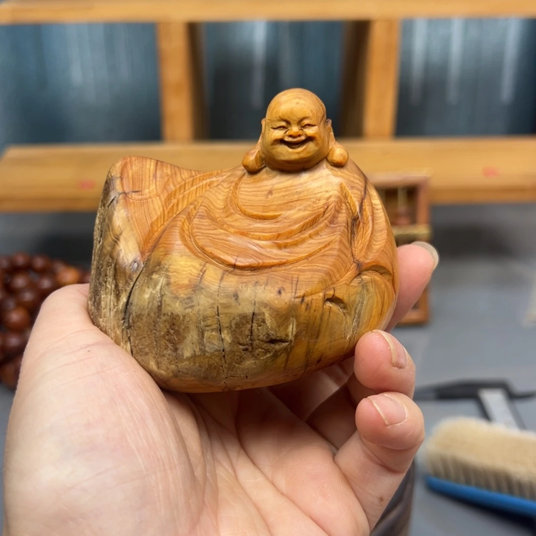 柏木崖柏木摆件手把件，20