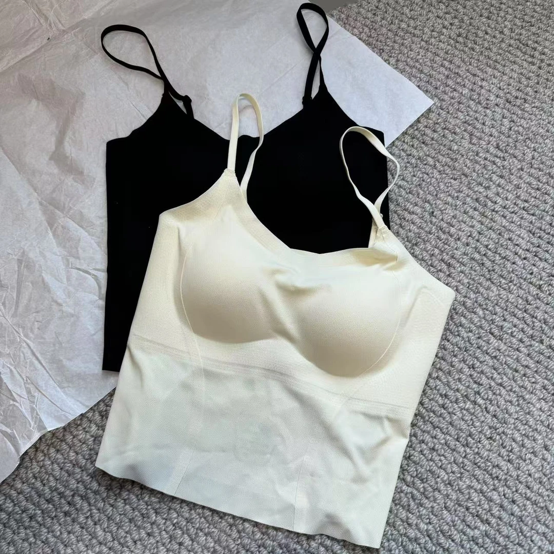 【花花严选】LP吊带美背固定一体带胸垫防走光抹胸内搭女士