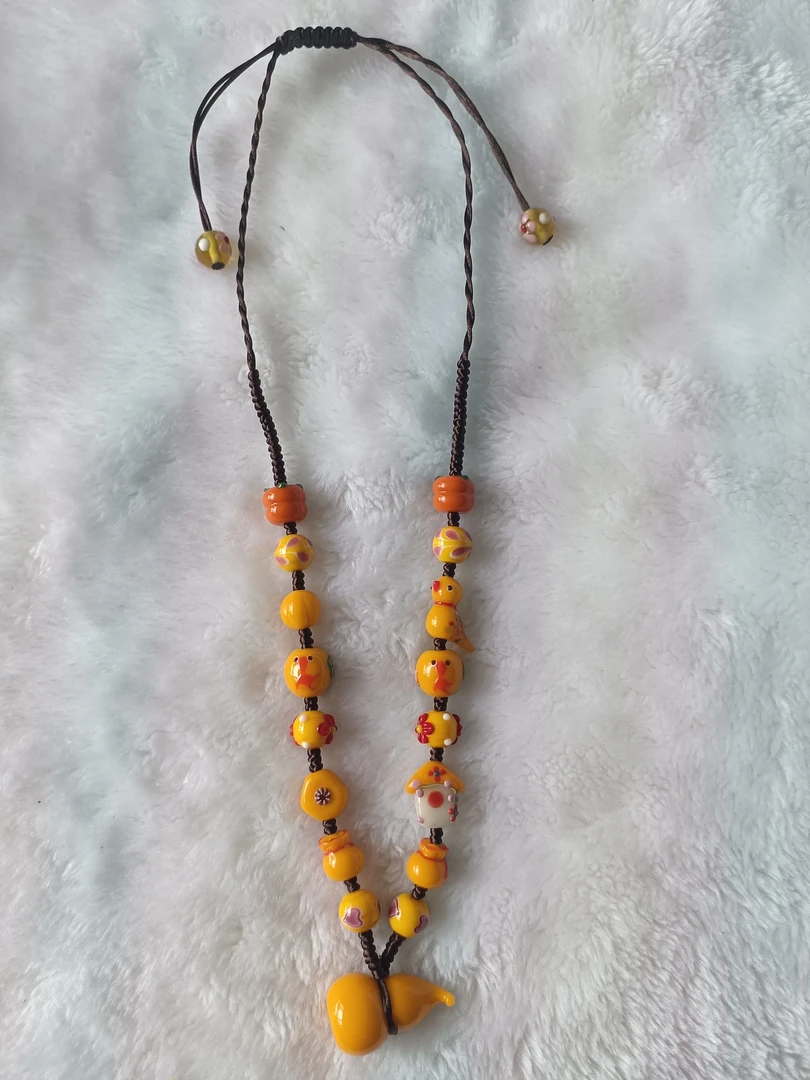 手工金刚结个性百搭民族风时尚串珠珠项饰