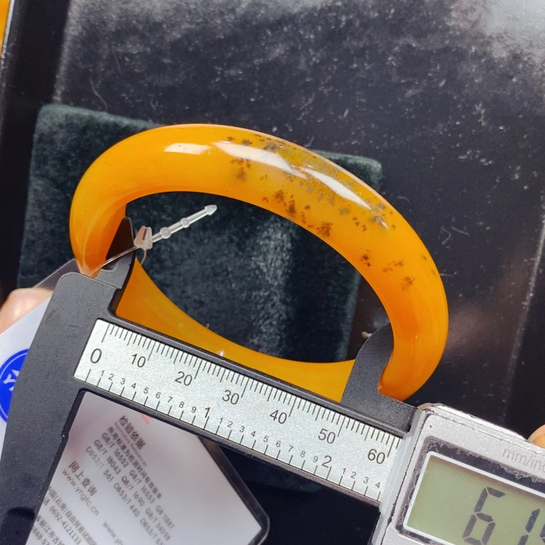 未镶嵌石英质玉（黄龙玉）颈饰