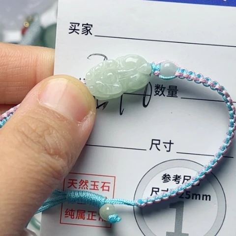 翡翠颈饰未镶嵌貔貅