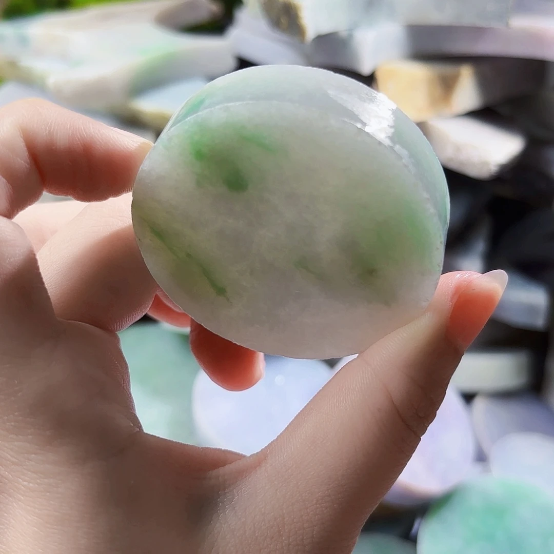 翡翠未镶嵌颈饰翡翠A货丹