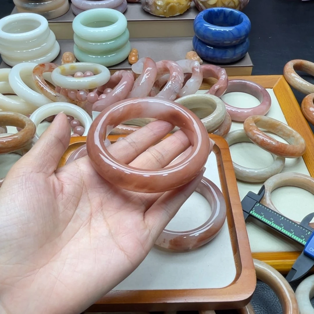 石英岩玉手链合金多**萄