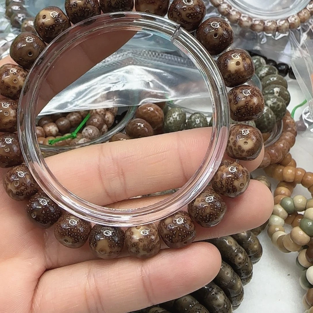 星月菩提手串72胡皮星月菩提11×10单圈