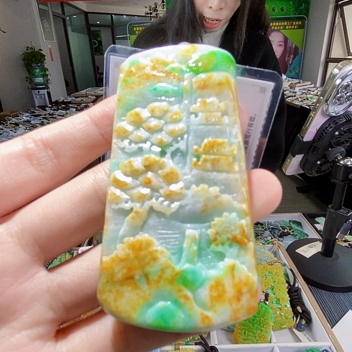 颈饰未镶嵌翡翠翡翠