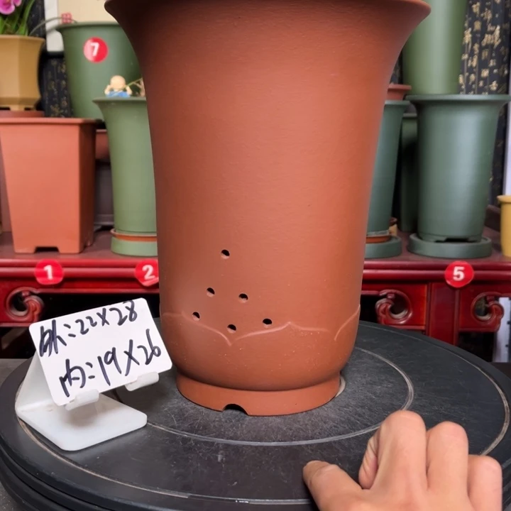 紫砂花盆紫砂花盆