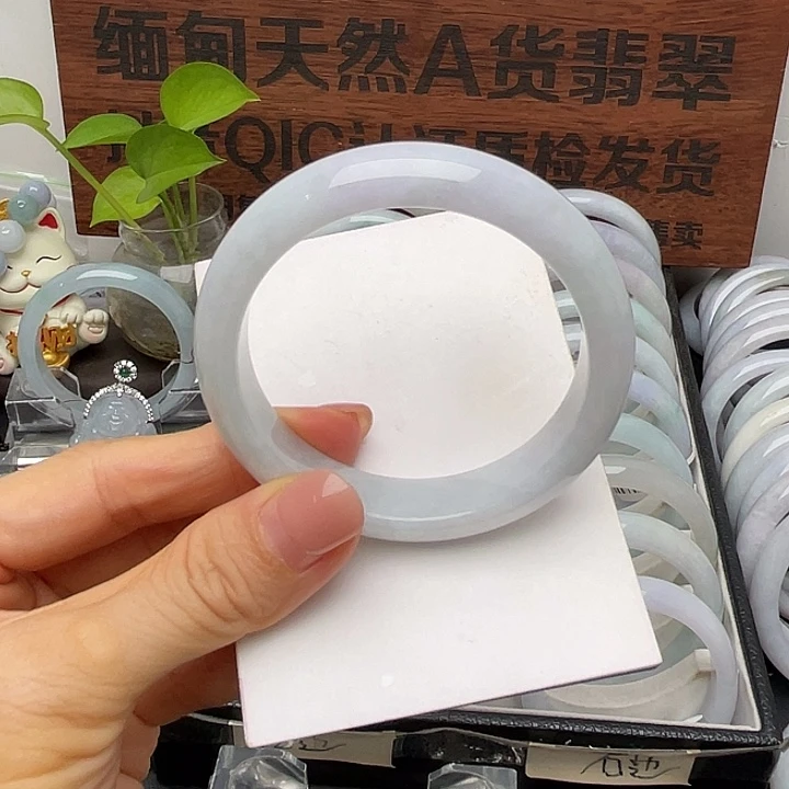 未镶嵌手镯翡翠51.4正圈