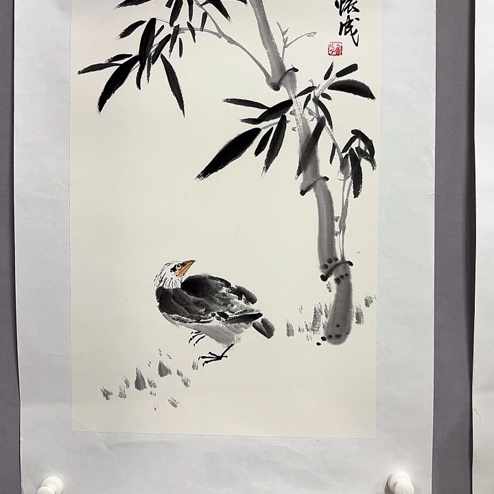 国画亲笔手绘放心去藏