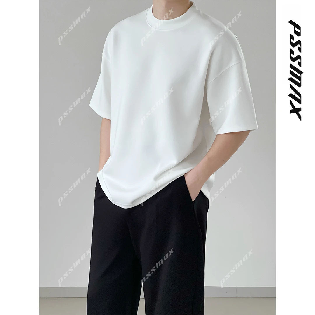 【现货】胖俗俗pssmax【液态金属短袖】夏季新款莱赛尔混纺短袖T恤