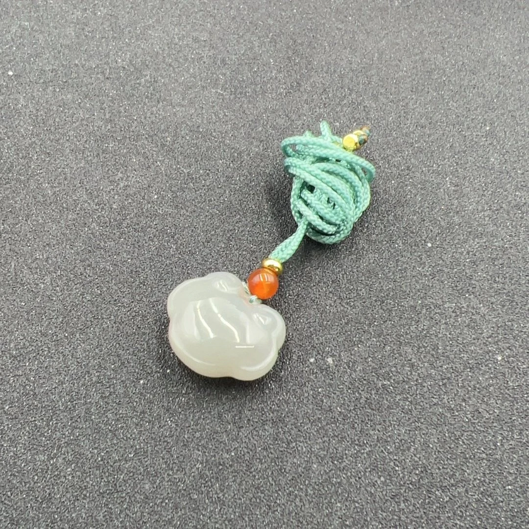 BY0118FPXQ标27 和田玉宝宝锁