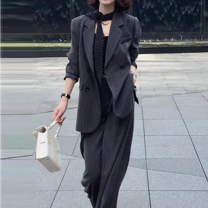 现货 YINGZI气质高级感轻者新款时尚洋气套装