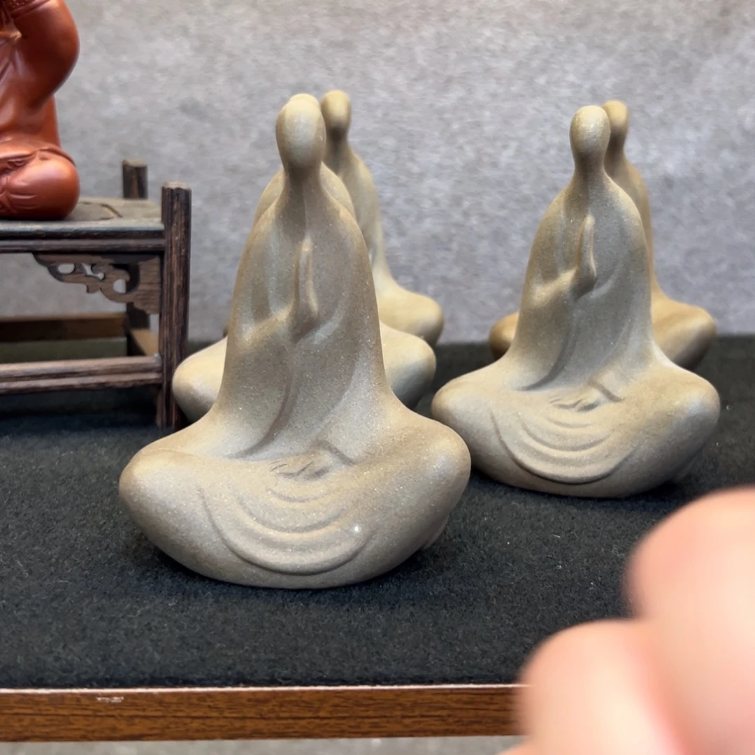 紫砂摆件青泥无相