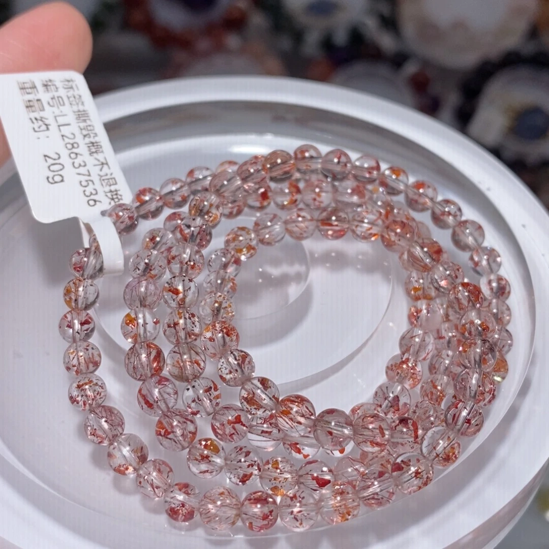 水晶手链未镶嵌F金草莓多圈