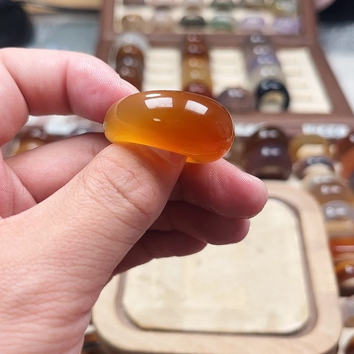 玛瑙/玉髓合金戒指9港18