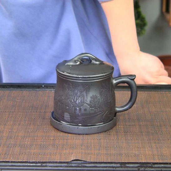 紫砂茶杯高货放漏