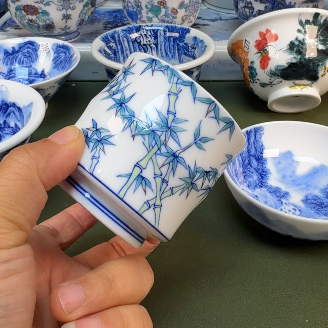 陶瓷景德镇纯手绘茶具圆圆295