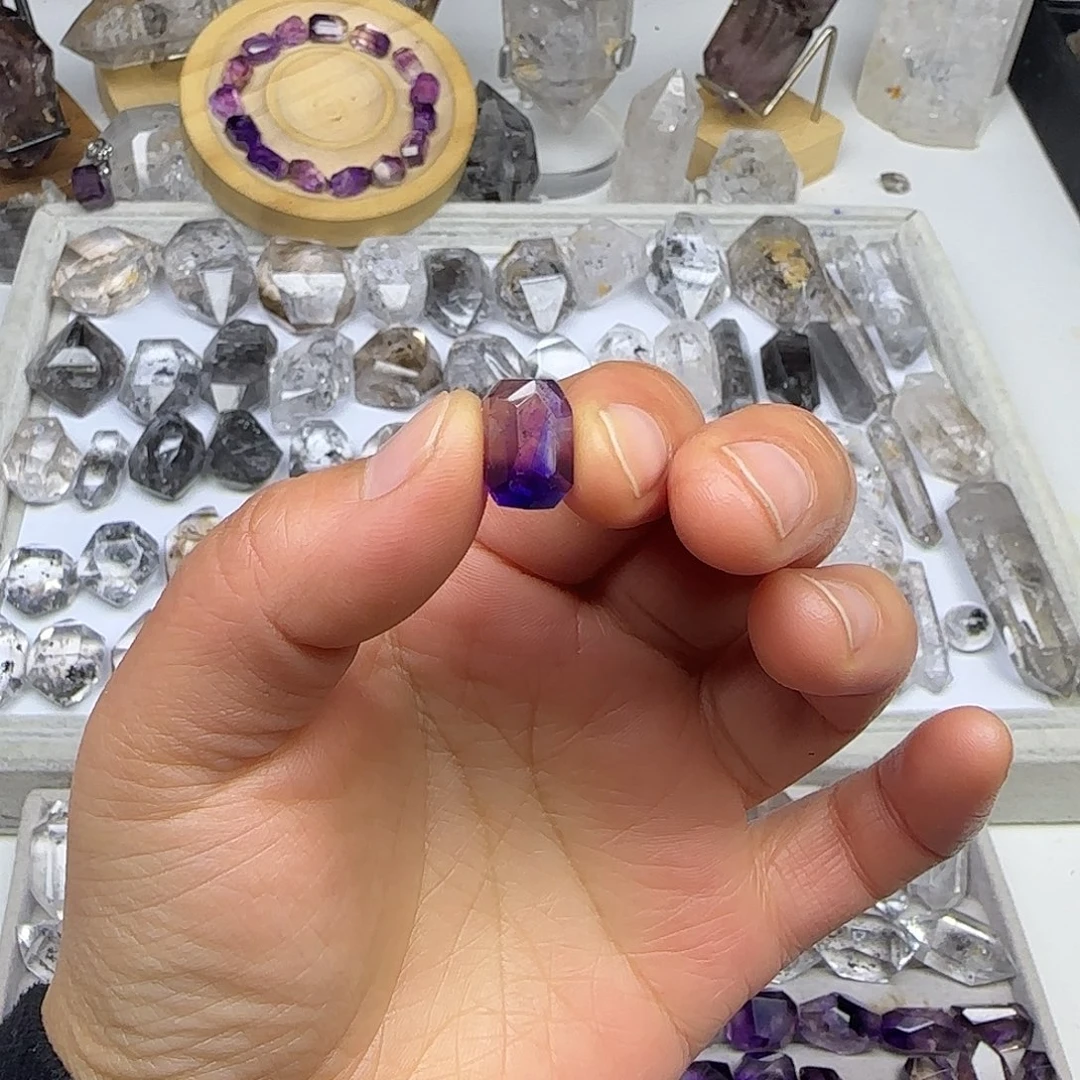 珠宝半成品水晶未镶嵌