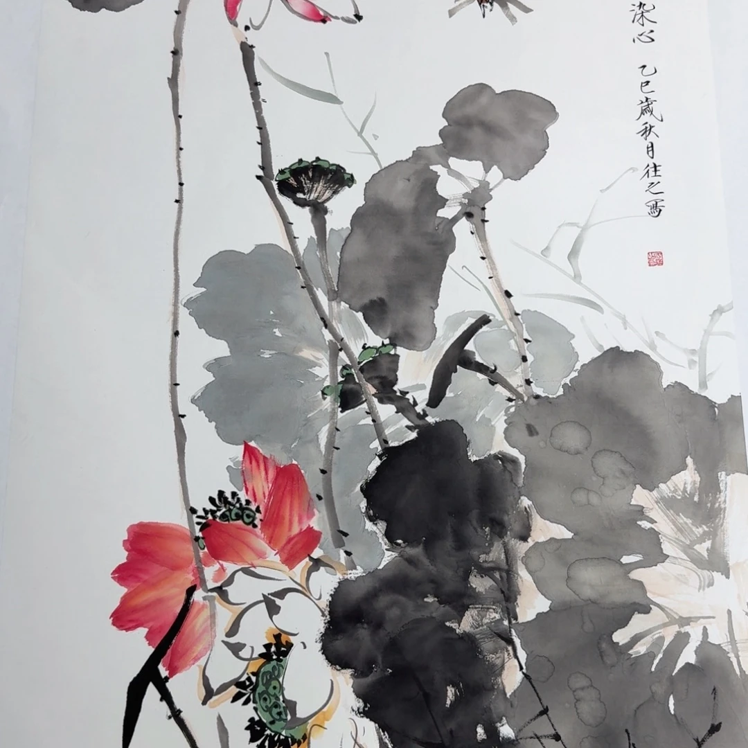 国画国画作品山水花鸟