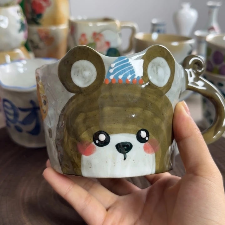 手绘景德镇陶瓷哦