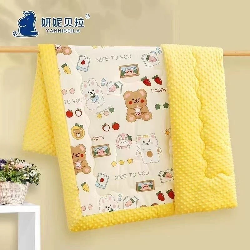 宝宝豆豆被可洗幼儿园被子婴童婴儿新生儿春秋冬款男女产房卡通被