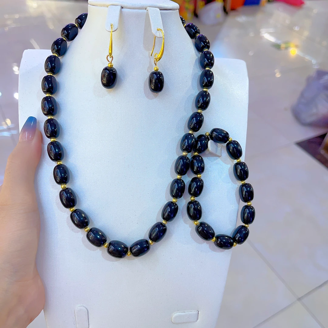 钛钢项链 1080新款三件套首饰耳环项链手链爆款白搭时尚