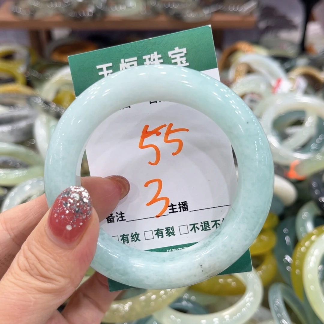 未镶嵌蛇纹石玉手镯手镯