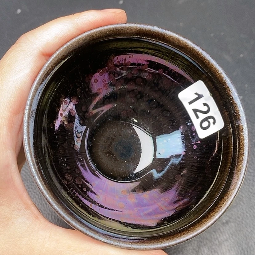 【闪购商品】茶盏原矿真建盏手工主人杯