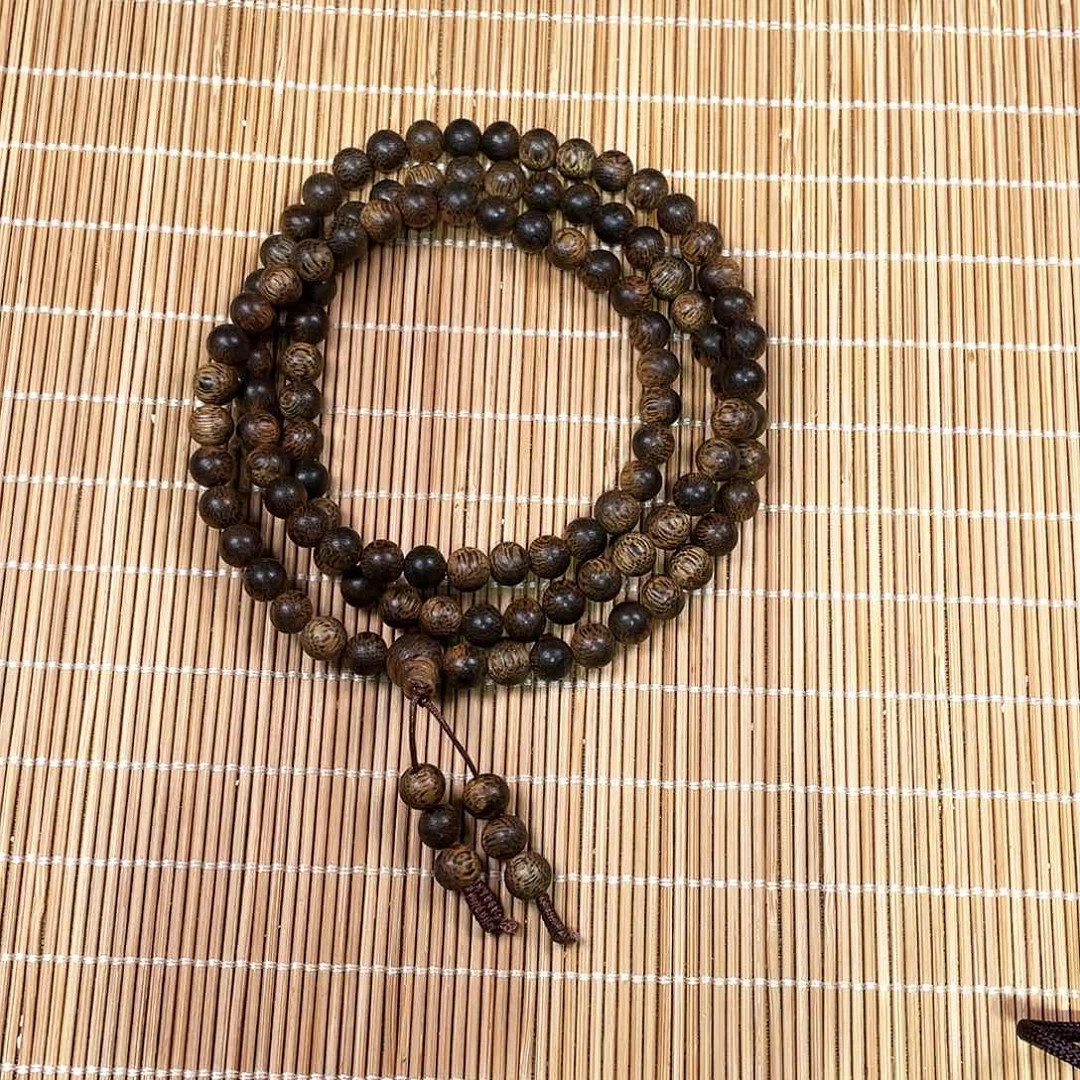 【闪购商品】沉香手串单**歌越南芽庄虎斑留疤白奇楠