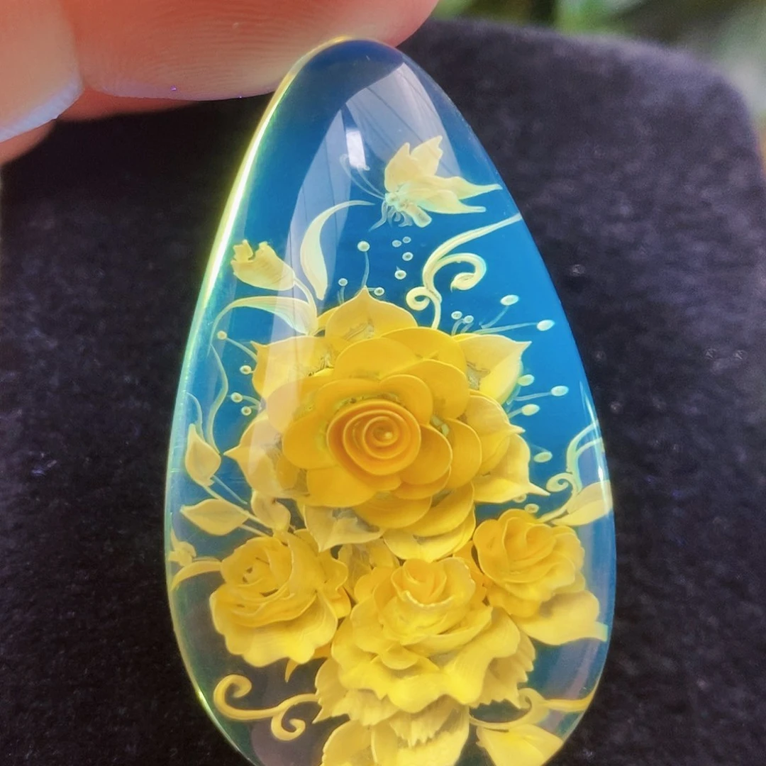 【闪购商品】金珀吊坠(不含链)未镶嵌