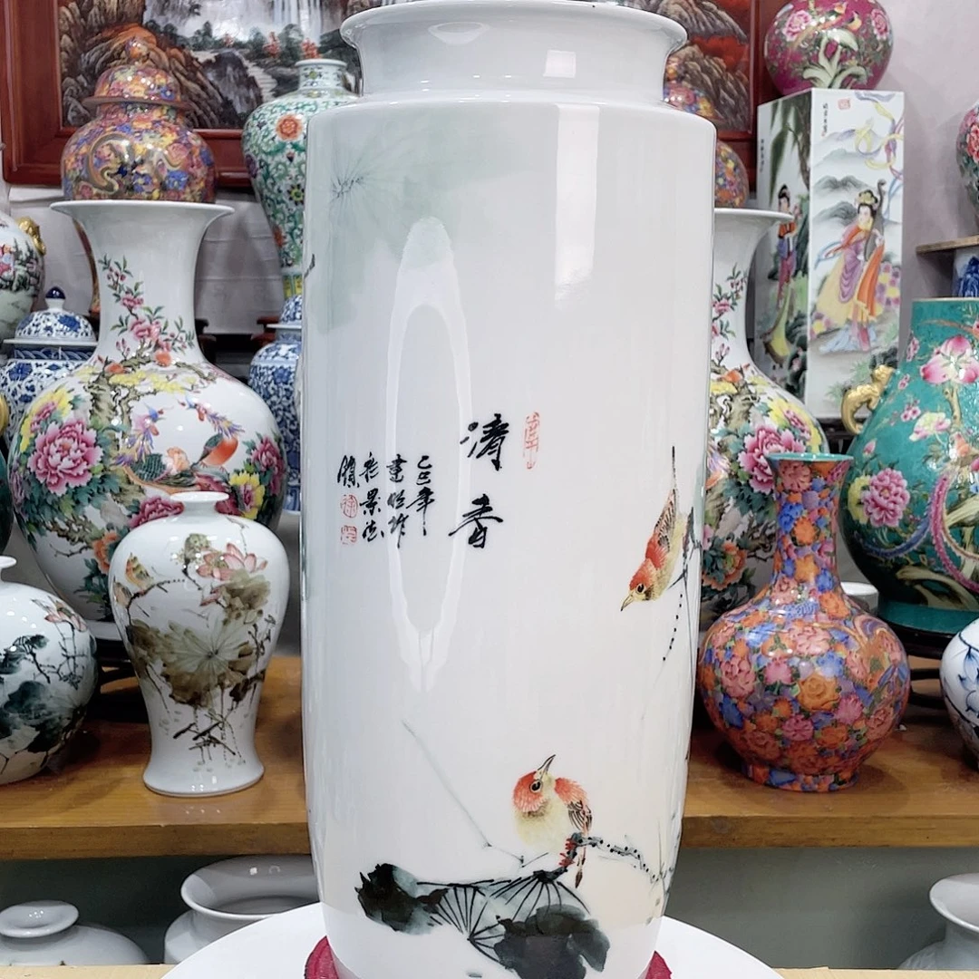 雨***晴陶摆件景德镇的陶瓷