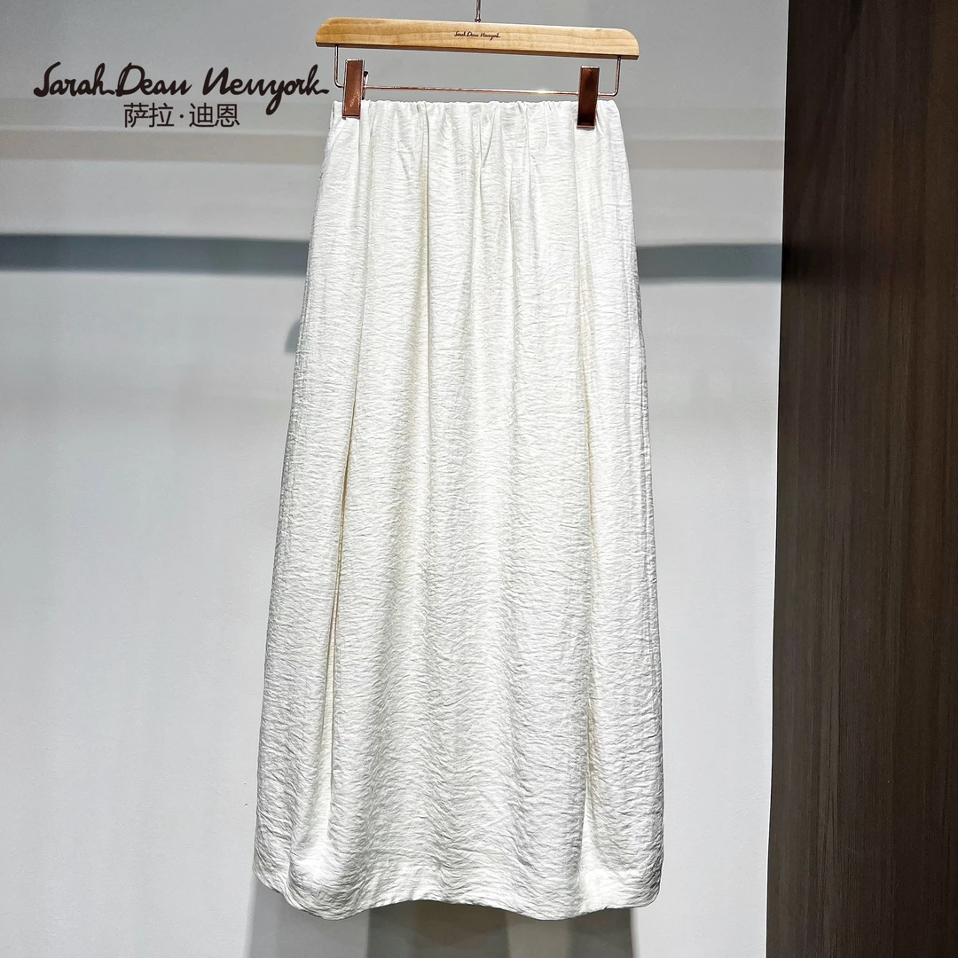 【萨拉迪恩】时尚气质松紧腰百搭优雅半身裙