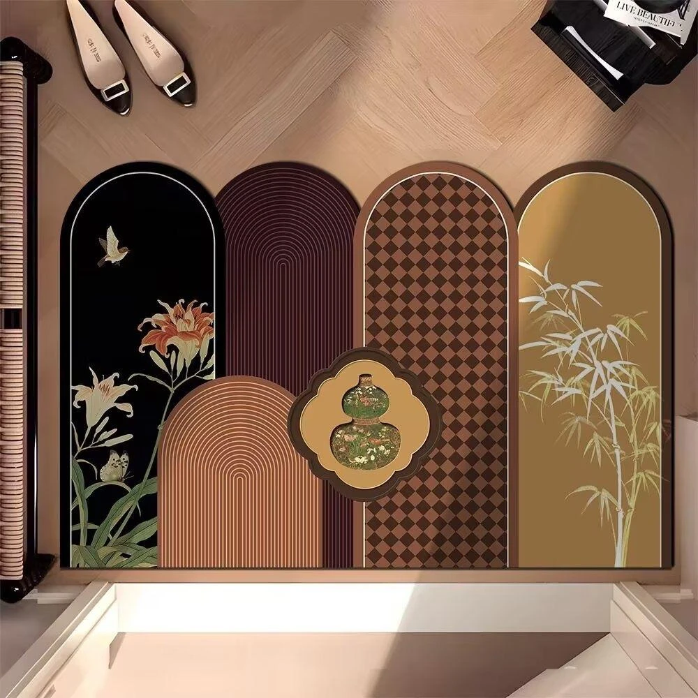 A33-7【80*120】新中式风地毯入户玄关地垫