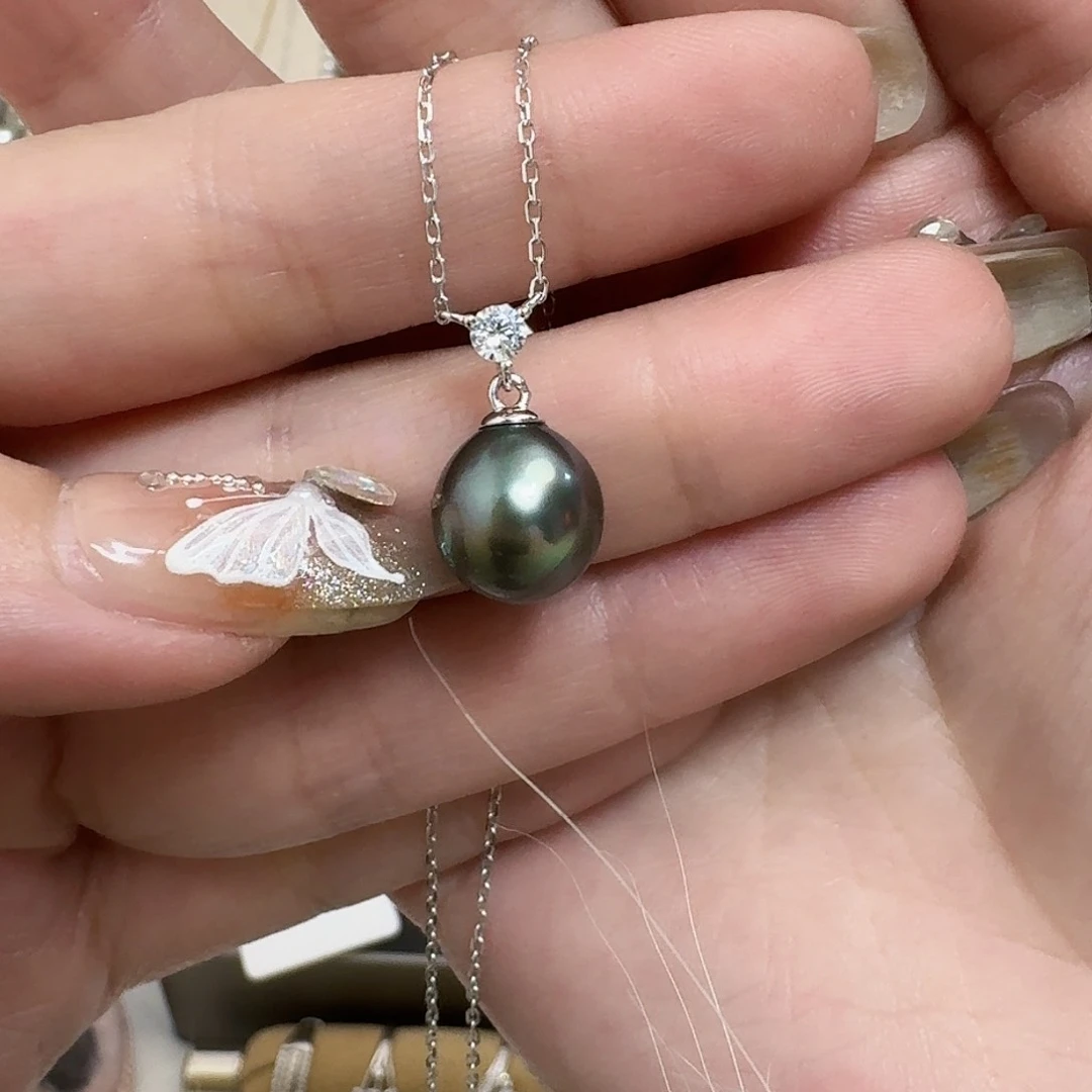 海水珍珠吊坠(赠链)银S925镶嵌