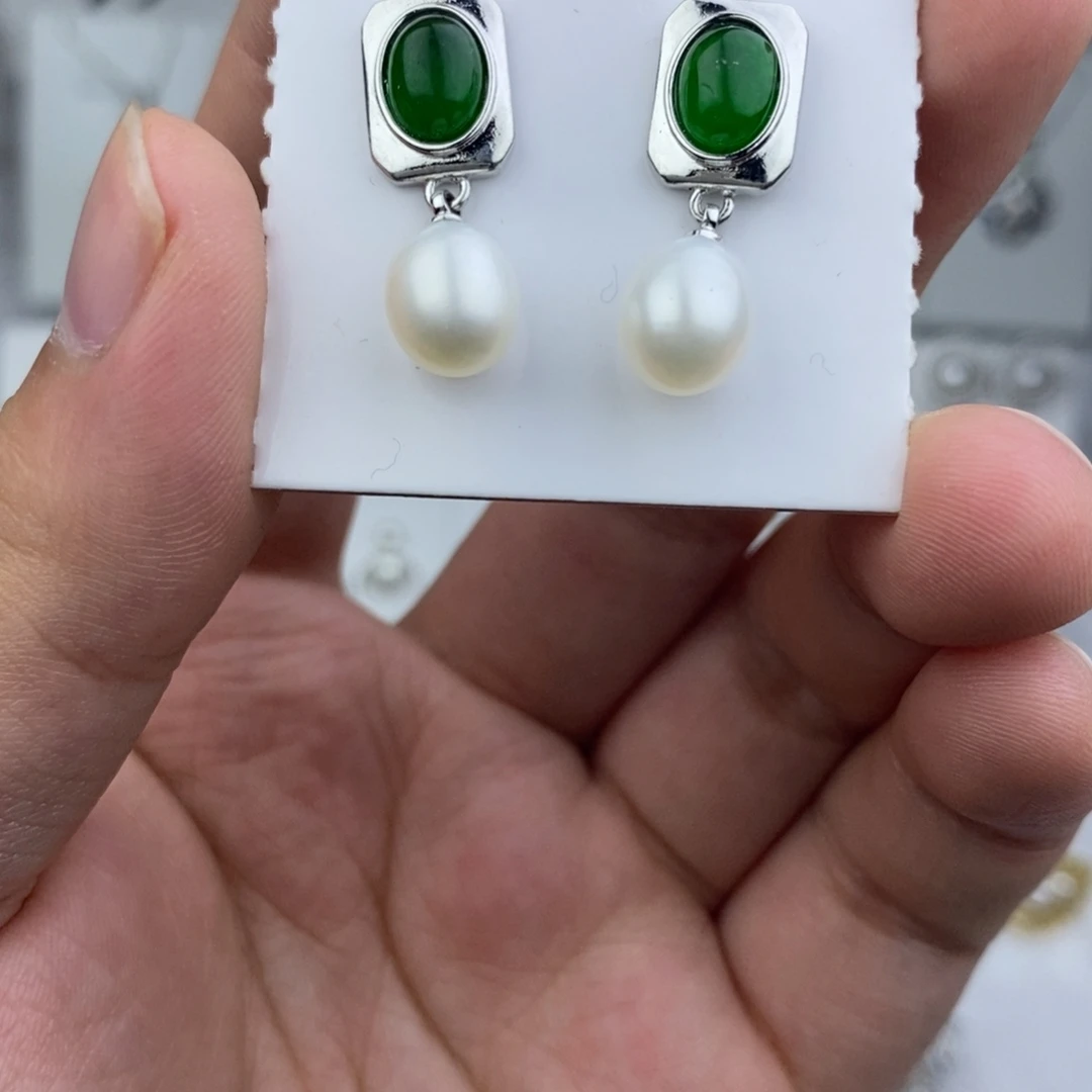 耳钉淡水珍珠未镶嵌