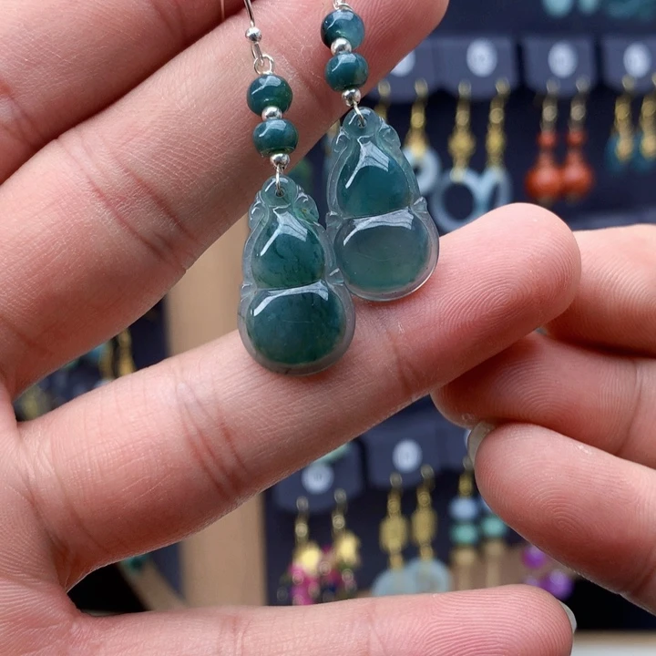 未镶嵌翡翠耳饰耳饰