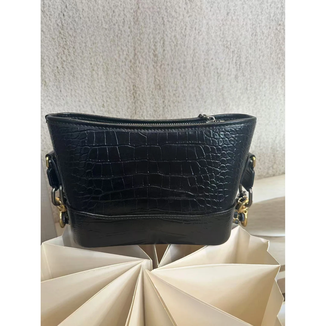 TOLEX2025新款手工女包时尚百搭流浪黑色