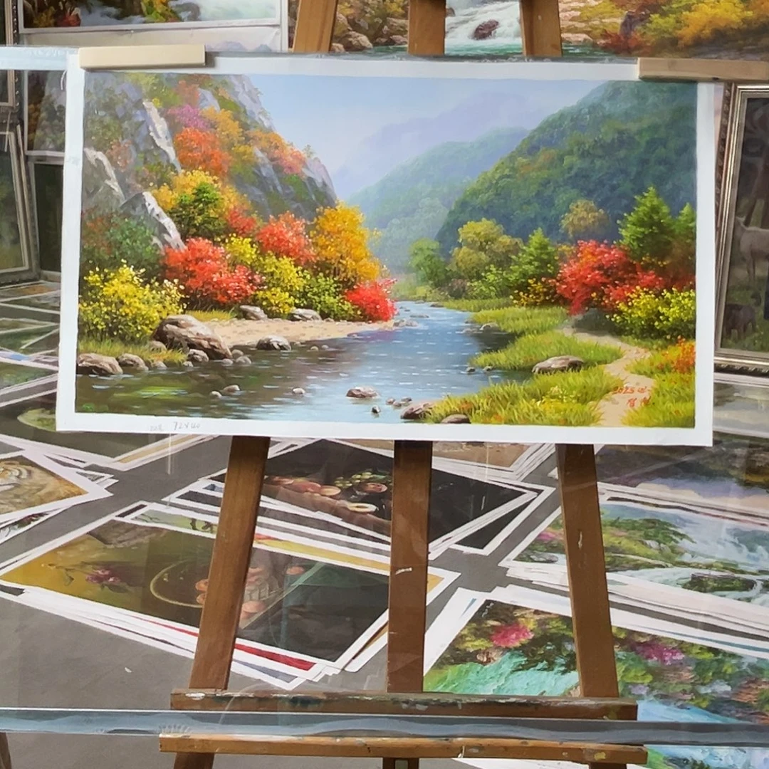 油画朝鲜艺术家油画作品