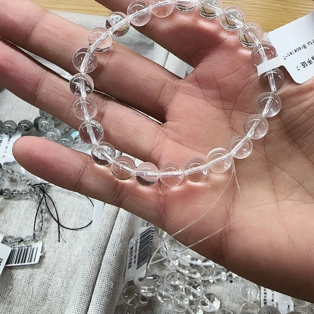 未镶嵌水晶珠宝半成品7A卡8白水晶