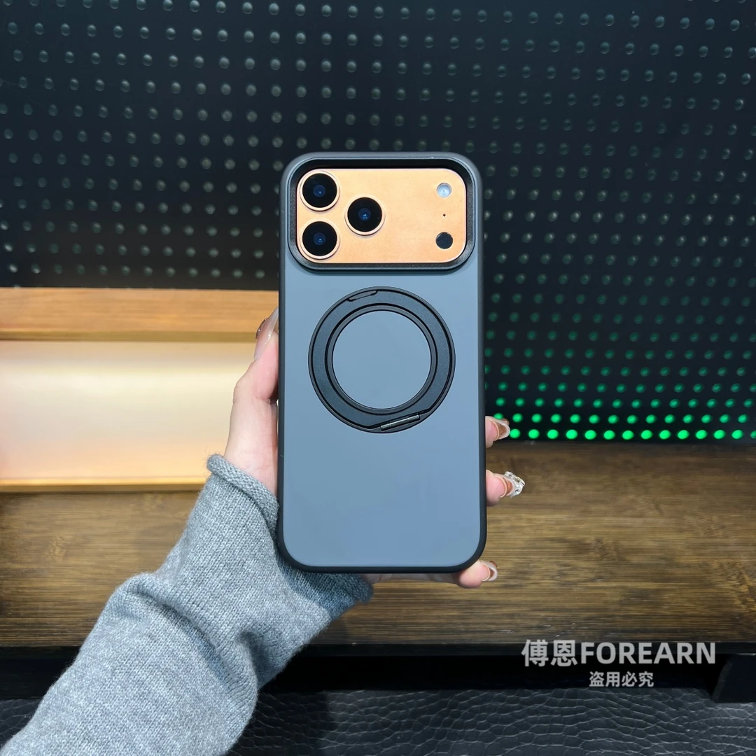 适用于苹果17promax手机壳支架17pro磁吸iPhone17保护套新款超薄