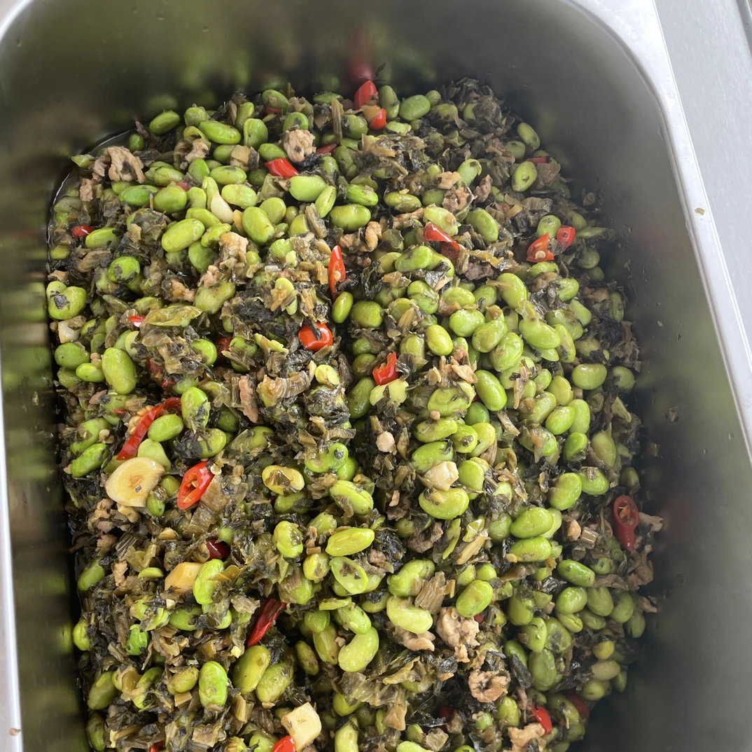 雪菜毛豆肉沫毛豆肉沫