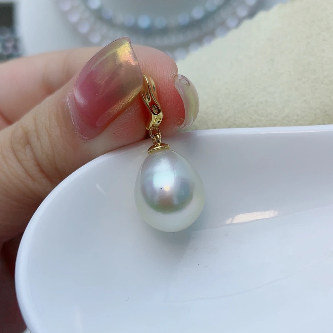 海水珍珠银S925镶嵌颈饰w53