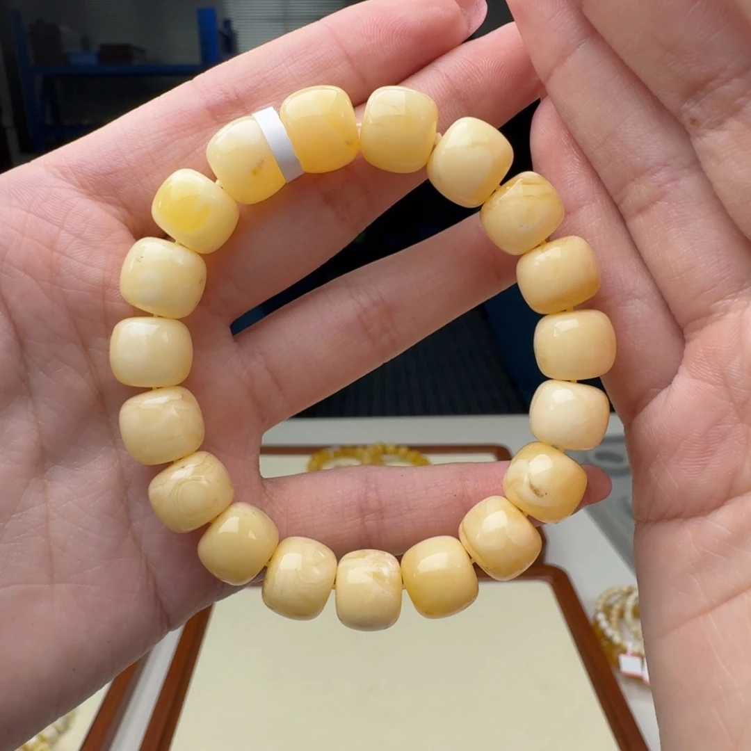 琥珀未镶嵌手链蜜蜡手串