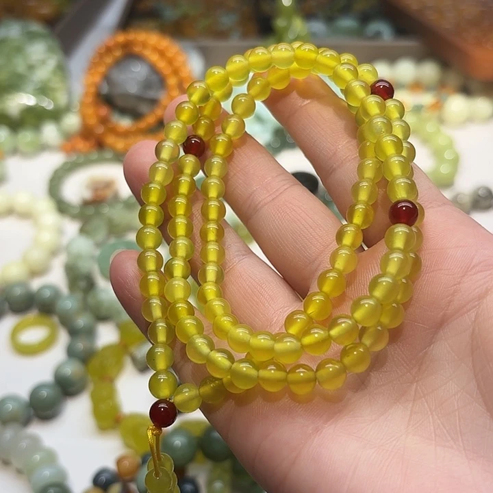 蛇纹石玉未镶嵌手串
