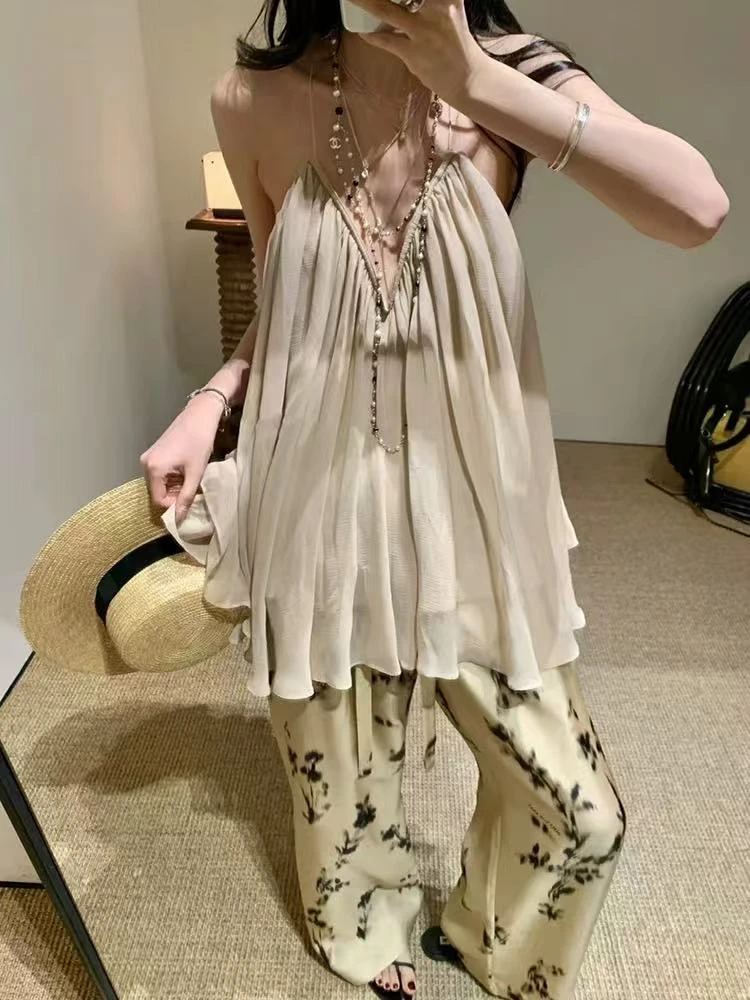 【熙木】高品质时尚百搭休闲吊带背心5CTDD9333