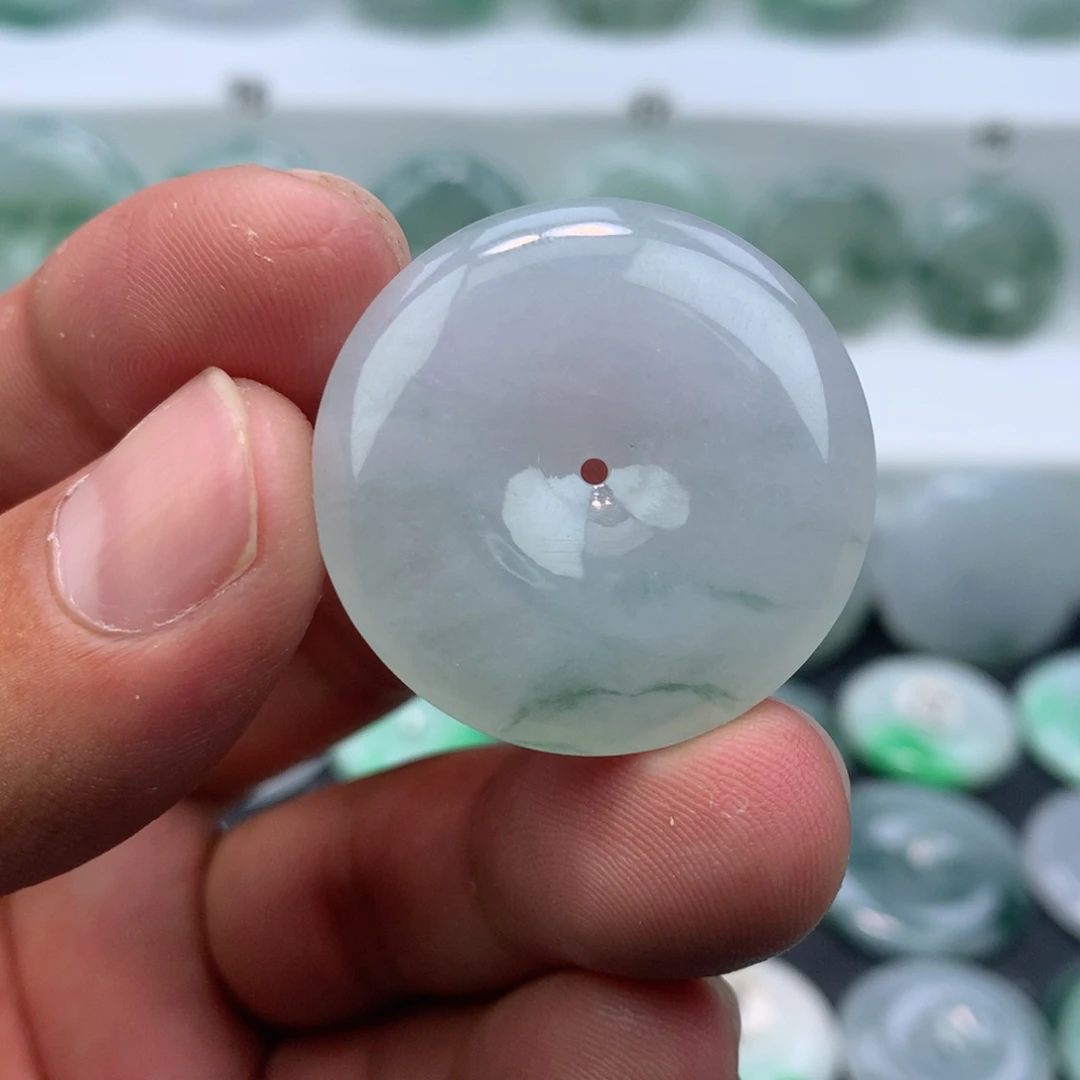 翡翠未镶嵌颈饰缅甸天然A货翡翠32.3-6.3