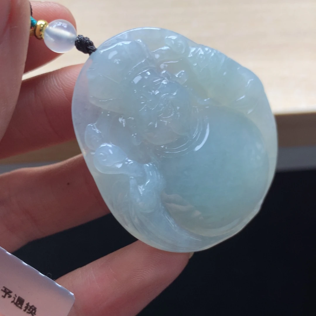 颈饰未镶嵌翡翠吊坠