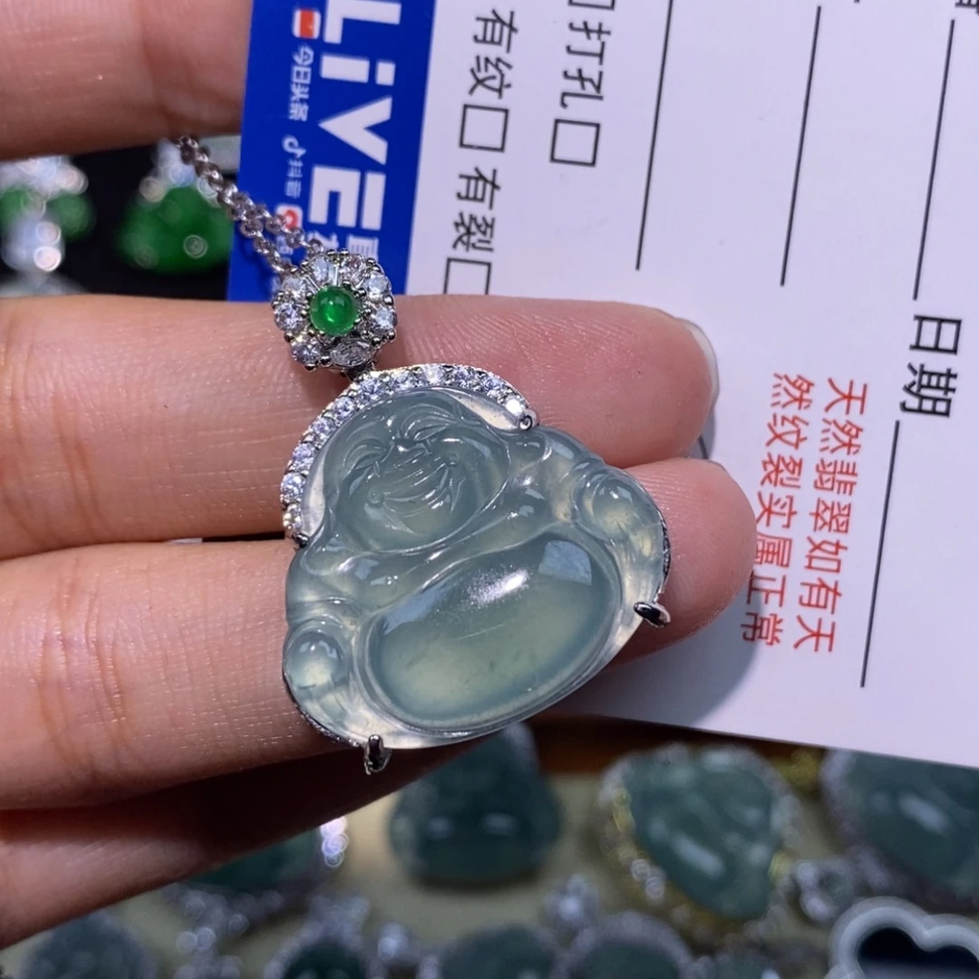 讨****颈饰未镶嵌翡翠天然