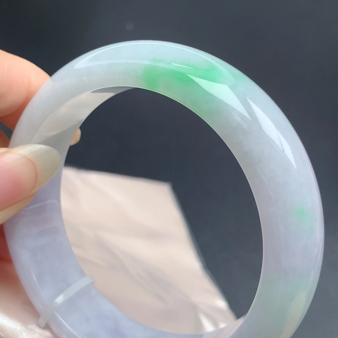 翡翠未镶嵌手镯58.5圈口