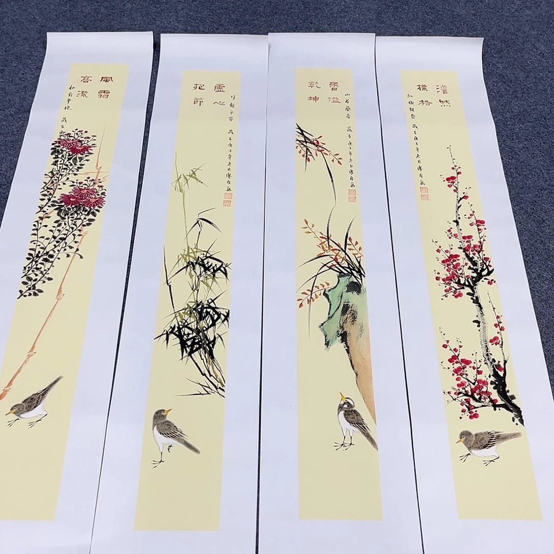 国画国画老师手绘作品