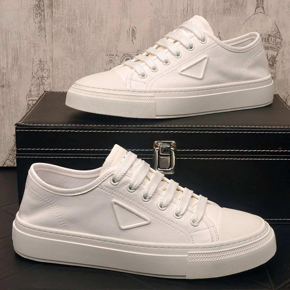 男士夏季真皮小白鞋透气牛皮薄款单层皮软皮休闲鞋开车鞋潮流板鞋